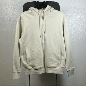 Goodfellow Men's Cream Hoodie Ultra-Soft Fleece Sweater Size L